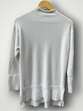 Moth Anthropologie Sasika Oversized White Mock Neck Sweater